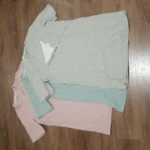 (M/L) Love & Lore 100% Cotton Bundle of 3 Nightgowns Graphic Intimates Sleepwear